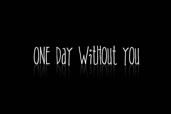 One Day Without You